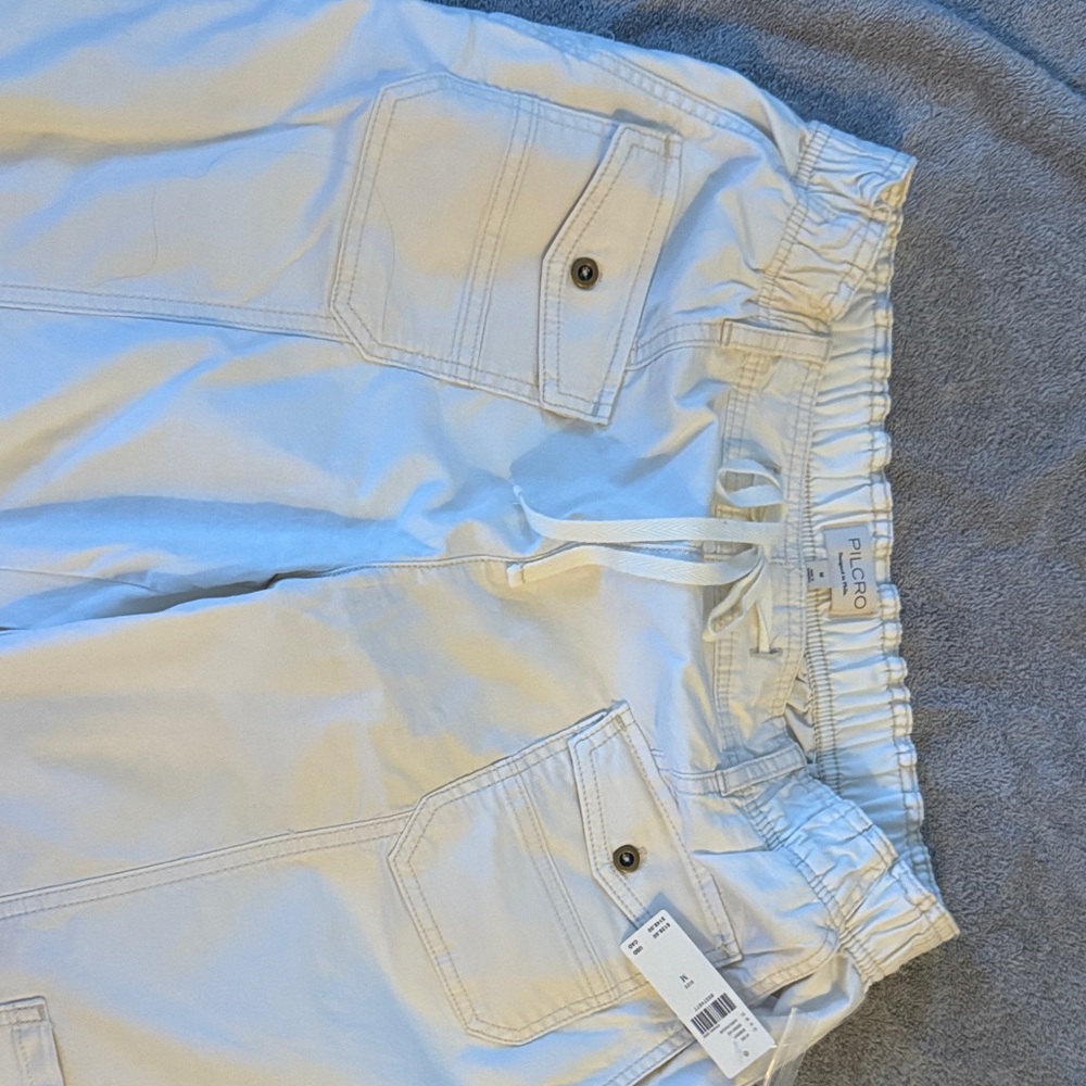 Pilcro Cream Boot Cut Pants